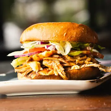 Chicken Doner Burger at The Flame