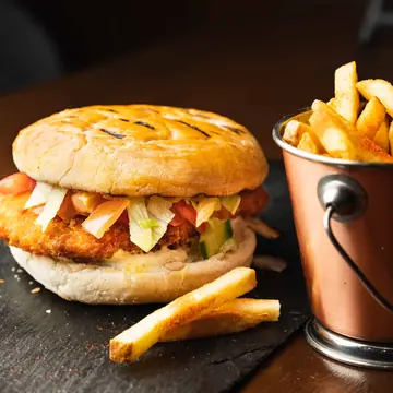 Irish Chicken Fillet Burger at The Flame