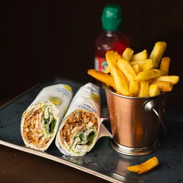 Kids Doner Wrap at The Flame