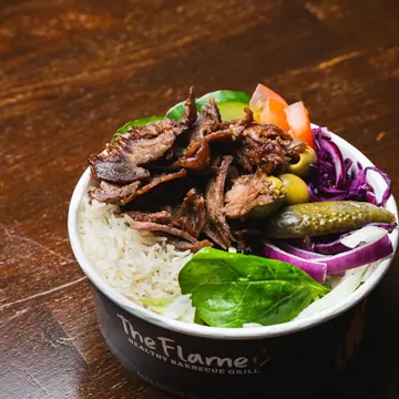 Lunch Lamb Bowl at The Flame
