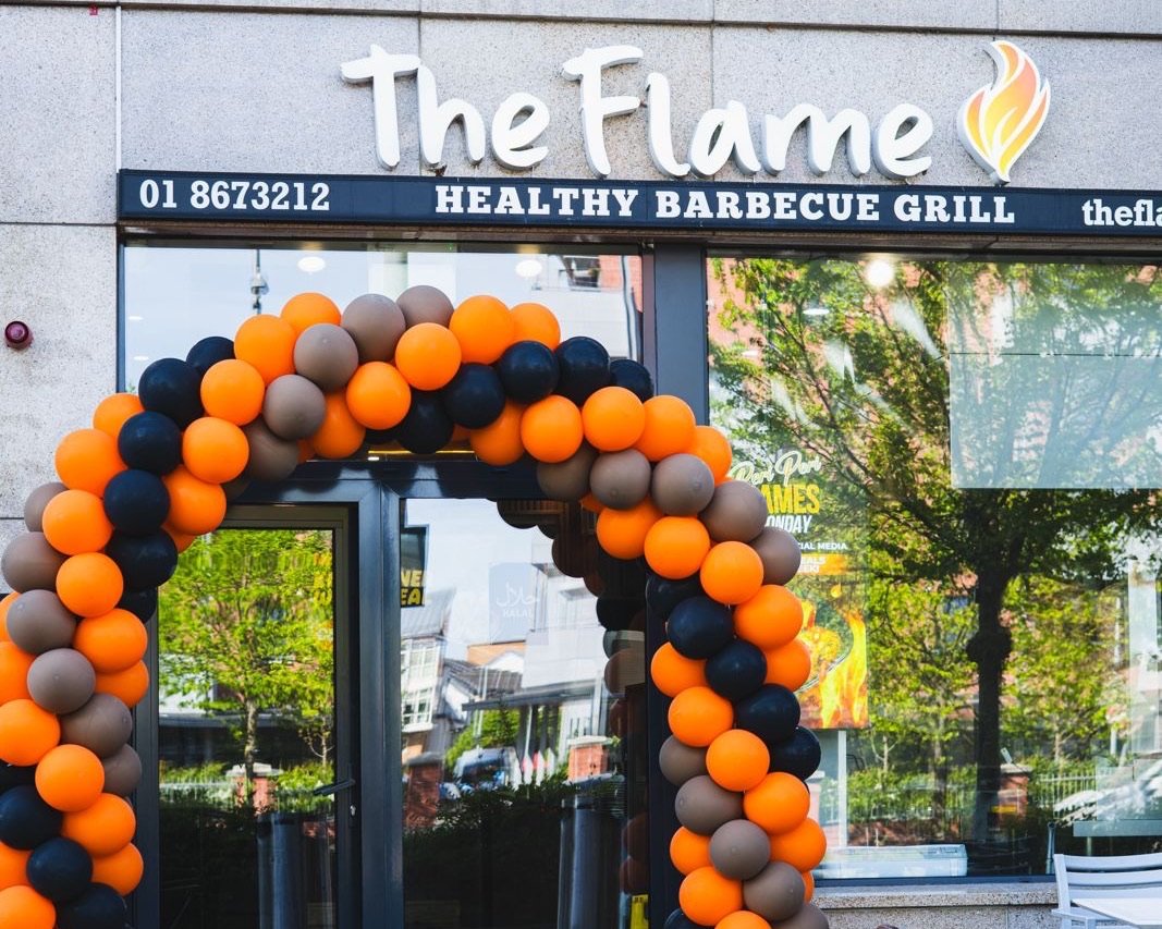 The Flame shopfront on Malahide Road