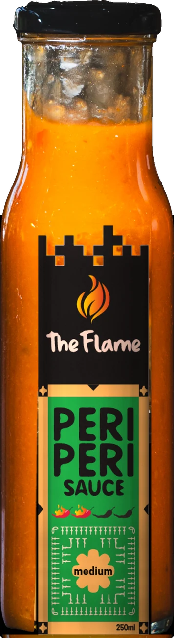 The Flame Medium peri peri sauce